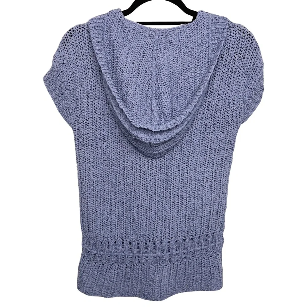 HP 🎉🎉 Y2k DKNY Crocheted Hooded Top - Picture 5 of 7